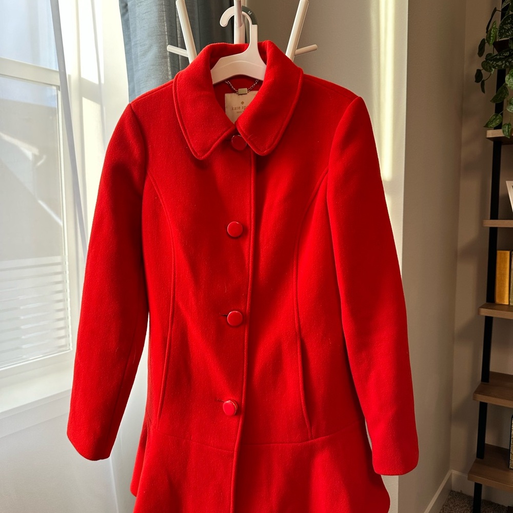 Kate Spade coat. Worn once. No tags. Size S